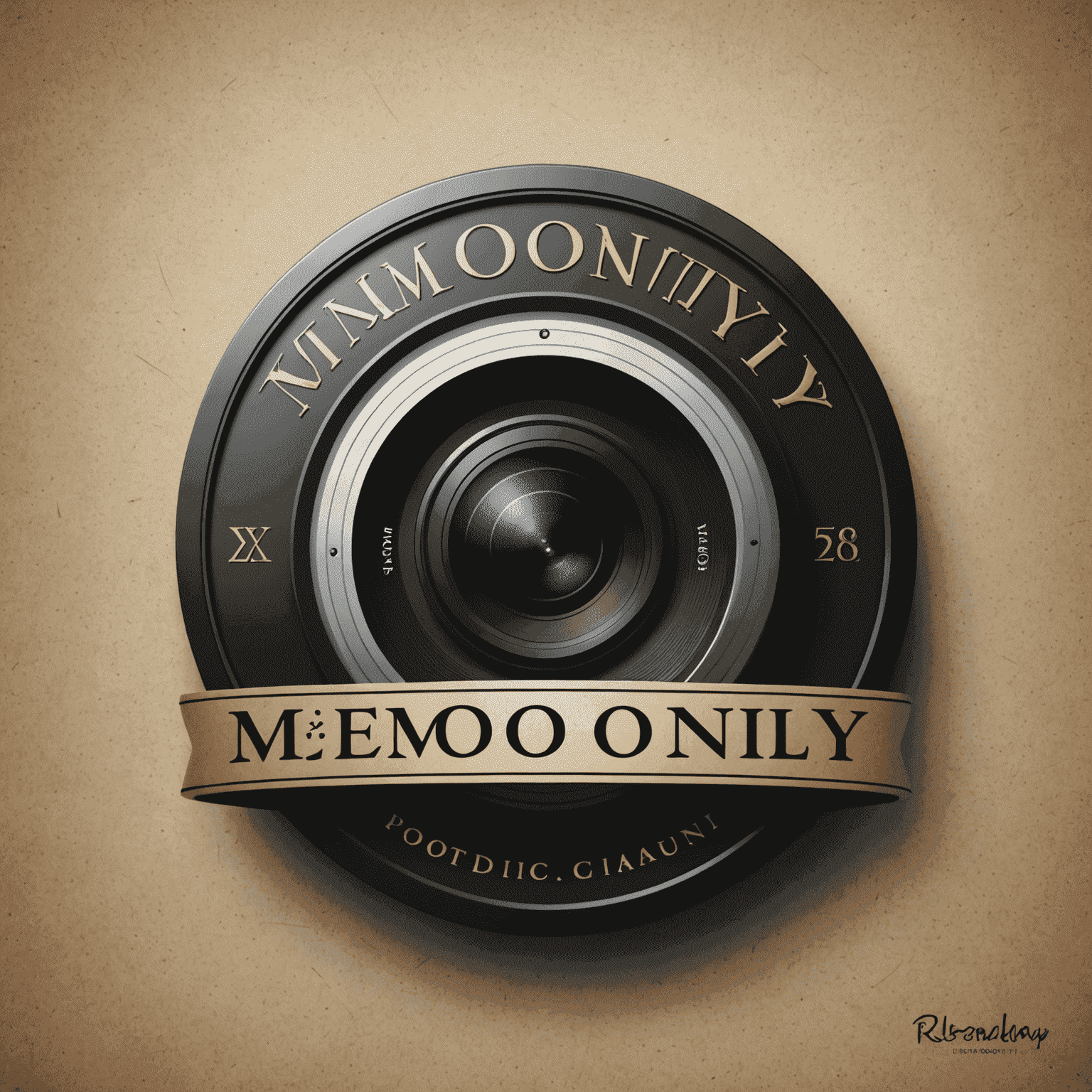 Memoonly - Profesyonel Fotoğraf Stüdyosu Logosu